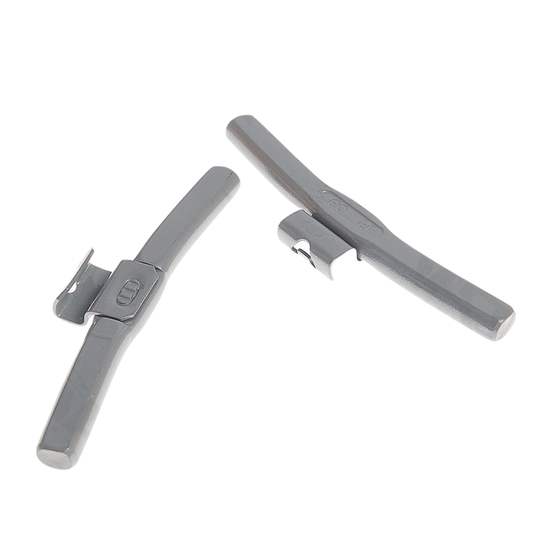 FN060S Tectonic 60 GR Coated Steel Clip-On FN Series Wheel Weights Box of 25