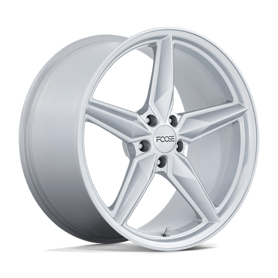 F174200066+35 - Foose F174 CF8 20X10 5X114.3  35mm Gloss Silver - Foose Wheels Canada