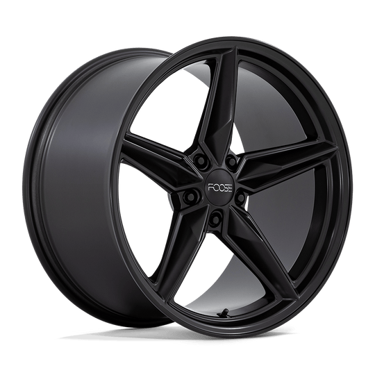 F175201113+43 - Foose F175 CF8 20X11 5X120  43mm Matte Black - Foose Wheels Canada