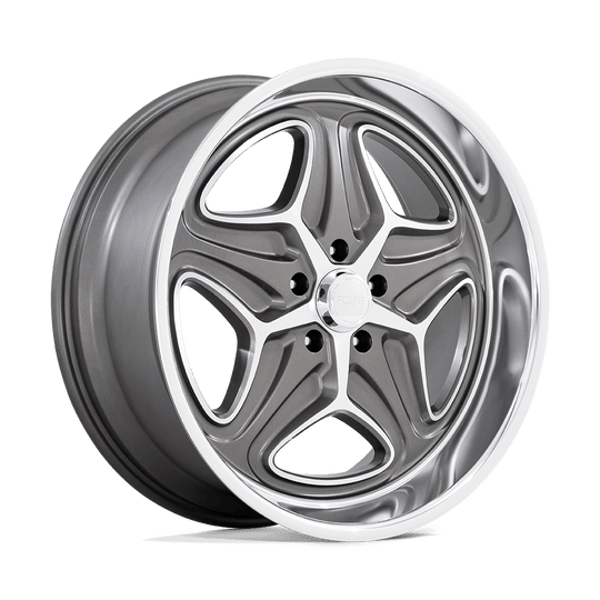 F17222906155 - Foose F172 Merlot 22X9 5X120.65  15mm Anthracite Machined - Foose Wheels Canada