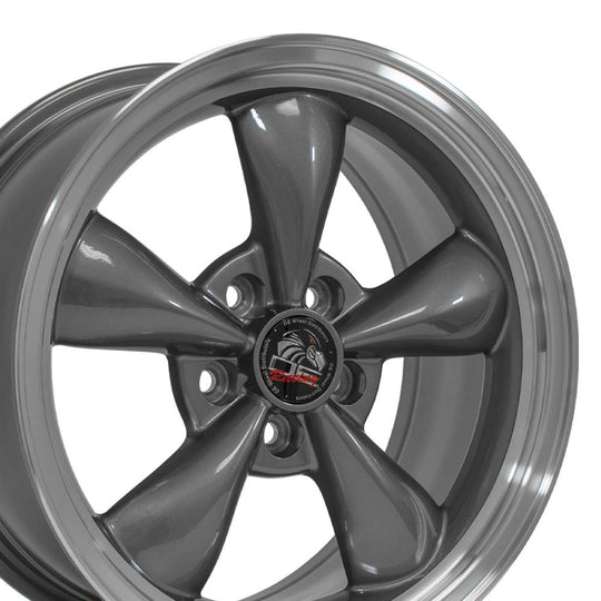 FR01-17080-5450-29AM - OE Wheels Replica FR01 17X8 5X114.3 ET29.5mm Anthracite with Machined Lip - OE Wheels Wheels Canada