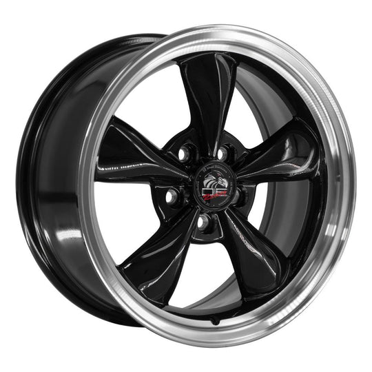 FR01-17080-5450-29BM - OE Wheels Replica FR01 17X8 5X114.3 ET29.5mm Black with Machined Lip - OE Wheels Wheels Canada