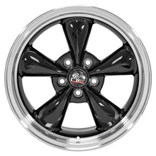 Load image into Gallery viewer, FR01-17090-5450-24BM - OE Wheels Replica FR01 17X9 5X114.3 ET24mm Black with Machined Lip - OE Wheels Wheels Canada