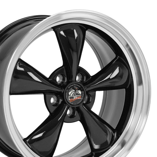 FR01-18090-5450-24BM - OE Wheels Replica FR01 18X9 5X114.3 ET24mm Black with Machined Lip - OE Wheels Wheels Canada