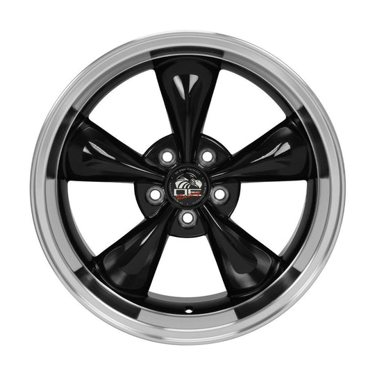 FR01-18100-5450-22BM - OE Wheels Replica FR01 18X10 5X114.3 ET22mm Black with Machined Lip - OE Wheels Wheels Canada