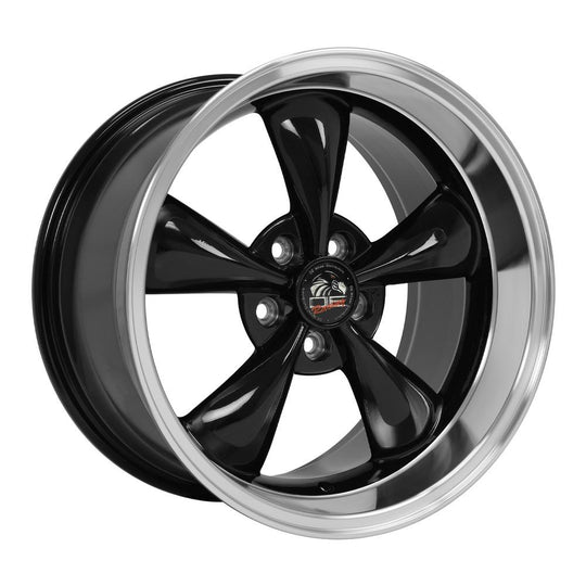 FR01-18100-5450-22BM - OE Wheels Replica FR01 18X10 5X114.3 ET22mm Black with Machined Lip - OE Wheels Wheels Canada