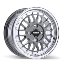Charger l'image dans la galerie, FR01-1570-49MP+40C726 - Fast Wheels FR01 15X7.0 4X100 ET 40mm Gloss Gunmetal with Machined Lip - Fast Wheels Wheels Canada