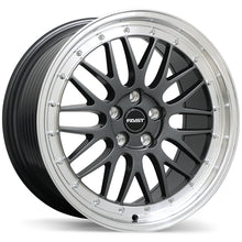 Charger l'image dans la galerie, FR01-1985-44MP+45C726 - Fast Wheels FR01 19X8.5 5X112 ET 45mm Gloss Gunmetal with Machined Lip - Fast Wheels Wheels Canada