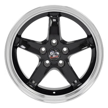 Charger l'image dans la galerie, FR04B-D17090-5450-24BM - OE Wheels Replica FR04B 17X9 5X114.3 ET24mm Black with Machined Lip - OE Wheels Wheels Canada