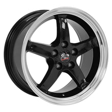 Charger l'image dans la galerie, FR04B-D17090-5450-24BM - OE Wheels Replica FR04B 17X9 5X114.3 ET24mm Black with Machined Lip - OE Wheels Wheels Canada