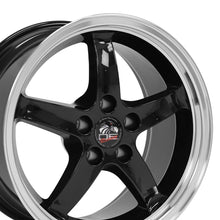 Charger l'image dans la galerie, FR04B-D17090-5450-24BM - OE Wheels Replica FR04B 17X9 5X114.3 ET24mm Black with Machined Lip - OE Wheels Wheels Canada
