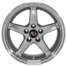 Load image into Gallery viewer, FR04B-D17090-5450-24SM - OE Wheels Replica FR04B 17X9 5X114.3 ET24mm Silver with Machined Lip - OE Wheels Wheels Canada