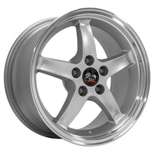 Load image into Gallery viewer, FR04B-D17090-5450-24SM - OE Wheels Replica FR04B 17X9 5X114.3 ET24mm Silver with Machined Lip - OE Wheels Wheels Canada