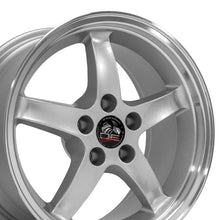 Load image into Gallery viewer, FR04B-D17090-5450-24SM - OE Wheels Replica FR04B 17X9 5X114.3 ET24mm Silver with Machined Lip - OE Wheels Wheels Canada