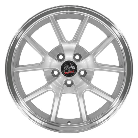 FR05B-18090-5450-24SM - OE Wheels Replica FR05B 18X9 5X114.3 24MM Silver with Machined Lip - OE Wheels Replica Wheels Canada