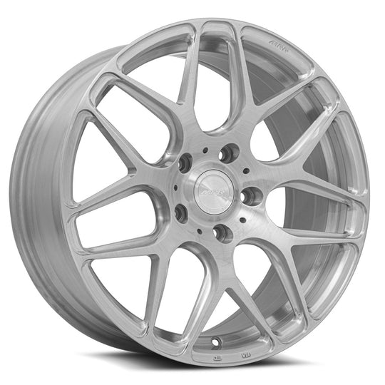 FS0119855xx0R-BC-51235 - MRR FS1 19X8.5 5X112 35MM Brushed Clear - MRR Wheels Canada