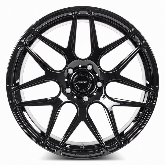 FS0121905xx12R-GB-52020 - MRR FS1 21X9 5X120 20MM Gloss Black - MRR Wheels Canada