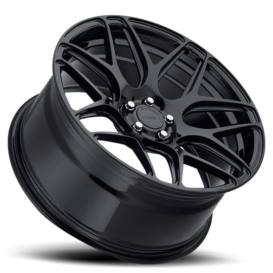 FS0120A06xx0R-GB-51235 - MRR FS1 20X10.5 5X112 35MM Gloss Black - MRR Wheels Canada