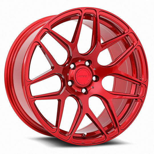 FS0120A06xx0R-RD-51235 - MRR FS1 20X10.5 5X112 35MM Candy Red - MRR Wheels Canada