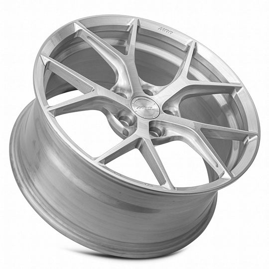 FS0619855xx0R-BC-53045 - MRR FS6 19X8.5 5X130 45MM Brushed Clear - MRR Wheels Canada