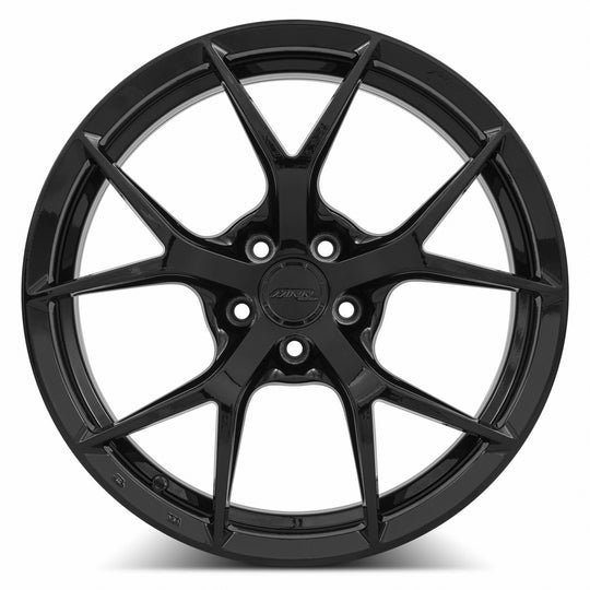 FS0619855xx0R-GB-51420 - MRR FS6 19X8.5 5X114.3 20MM Gloss Black - MRR Wheels Canada