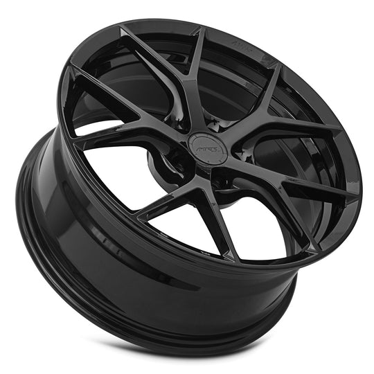 FS0619855xx0R-GB-52020 - MRR FS6 19X8.5 5X120 20MM Gloss Black - MRR Wheels Canada