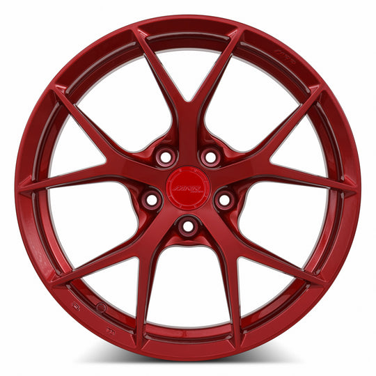 FS0619855xx0R-RD-52020 - MRR FS6 19X8.5 5X120 20MM Candy Red - MRR Wheels Canada
