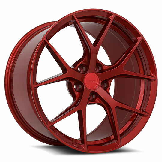 FS0620A15xx18R-RD-52020 - MRR FS6 20X11 5X120 20MM Candy Red - MRR Wheels Canada