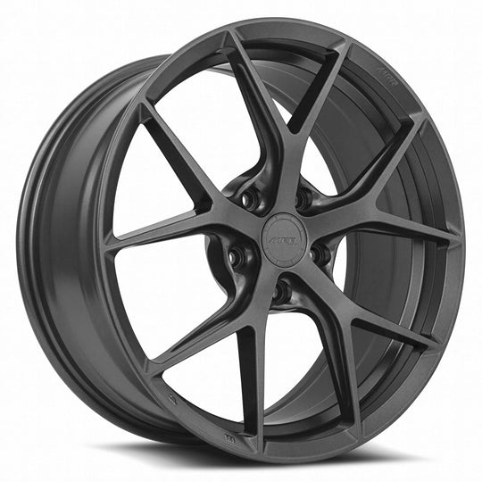 FS0620855xx10R-MGM-51235 - MRR FS6 20X8.5 5X112 35MM Matte Gun Metal - MRR Wheels Canada