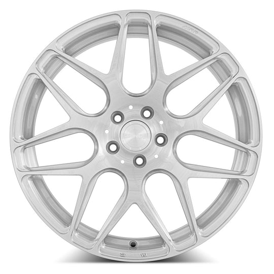 FS0120855xx0R-BC-50835 - MRR FS1 20X8.5 5X108 35MM Brushed Clear - MRR Wheels Canada