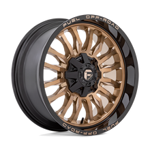 Load image into Gallery viewer, D79722201747 - Fuel Off-Road D797 Arc 22X12 8X170 -44 mm Platinum Bronze With Black Lip - Fuel Off-Road Wheels Canada