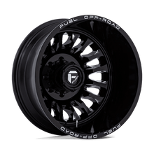 Load image into Gallery viewer, D86822821735 - Fuel Off-Road D868 Arc Dually 22X8.25 8X170 ET -201mm Gloss Black Milled - Fuel Off-Road Wheels Canada