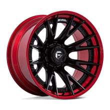 Charger l'image dans la galerie, FC402MQ24128844N - Fuel Off-Road FC402 Catalyst 24X12 8X180 ET -44mm Matte Black with Candy Red Lip - Fuel Off-Road Wheels Canada
