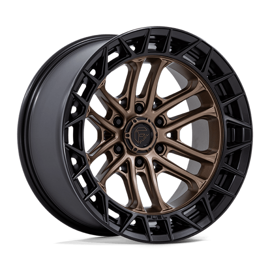 FC874ZB17906312N - Fuel Off-Road FC874 Celsius 17X9 6X135 ET -12mm Matte Bronze with Matte Black Lip - Fuel Off-Road Wheels Canada