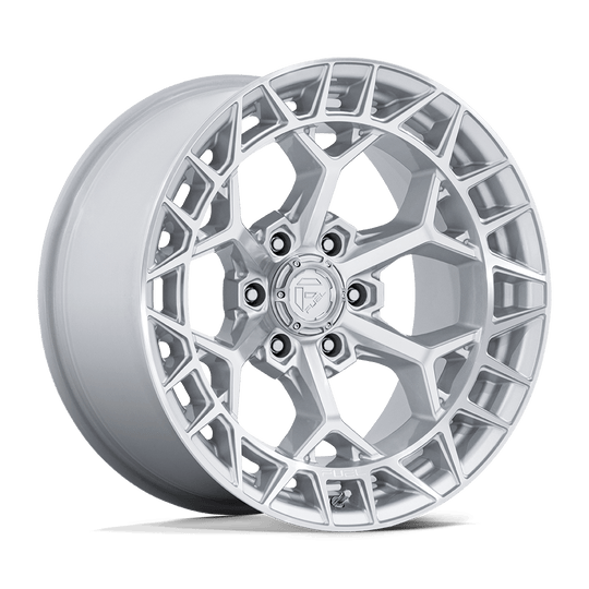 FC873SD20906301 - Fuel Off-Road FC873 Charger 20X9 6X135 ET 1mm Gloss Silver with Machined Face - Fuel Off-Road Wheels Canada