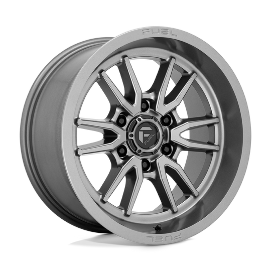 D78918908450 - Fuel Off-Road D789 Clash 18X9 6X139.7 1mm Gun Metal - Fuel Off-Road Wheels Canada