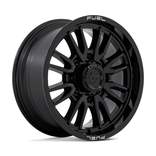 D76020901857 - Fuel Off-Road D760 Clash 20X9 8X180 20mm Gloss Black - Fuel Off-Road Wheels Canada