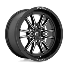 Load image into Gallery viewer, D76118908450 - Fuel Off-Road D761 Clash 18X9 6X139.7 1mm Gloss Black Milled - Fuel Off-Road Wheels Canada