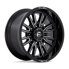 Load image into Gallery viewer, D76120001747 - Fuel Off-Road D761 Clash 20X10 8X170 -18 mm Gloss Black Milled - Fuel Off-Road Wheels Canada