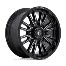 Load image into Gallery viewer, D76120901757 - Fuel Off-Road D761 Clash 20X9 8X170 20mm Gloss Black Milled - Fuel Off-Road Wheels Canada