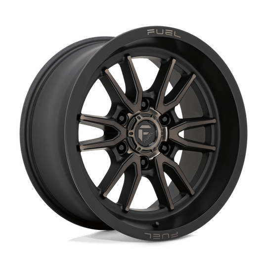 D76218908450 - Fuel Off-Road D762 Clash 18X9 6X139.7 1mm Matte Black Double Dark Tint - Fuel Off-Road Wheels Canada