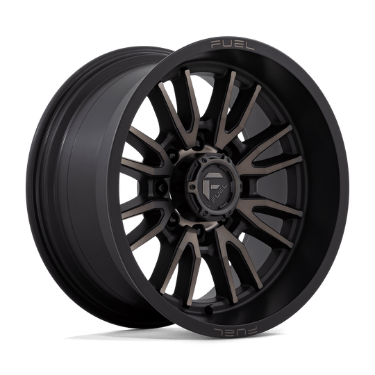 D76220008247 - Fuel Off-Road D762 Clash 20X10 8X165.1 -18 mm Matte Black Double Dark Tint - Fuel Off-Road Wheels Canada