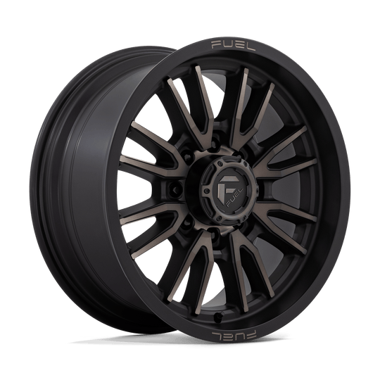 D76220908257 - Fuel Off-Road D762 Clash 20X9 8X165.1 20mm Matte Black Double Dark Tint - Fuel Off-Road Wheels Canada