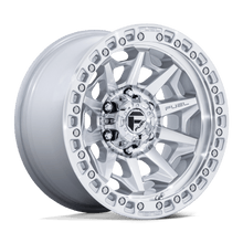 Load image into Gallery viewer, D88317908950 - Fuel Off-Road D883 Covert 17X9 6X135 ET 1mm Silver with Machined Face - Fuel Off-Road Wheels Canada