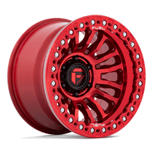 Charger l'image dans la galerie, FC125QX20106848N - Fuel Off-Road FC125 Rincon Beadlock 20X10 6X139.7 -48 mm Candy Red - Fuel Off-Road Wheels Canada