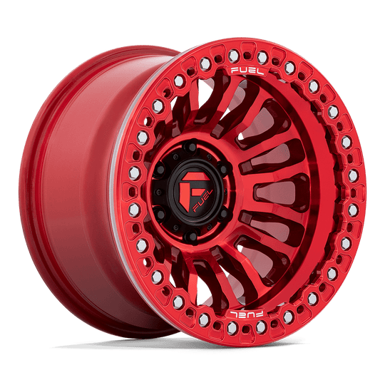 FC125QX20106848N - Fuel Off-Road FC125 Rincon Beadlock 20X10 6X139.7 -48 mm Candy Red - Fuel Off-Road Wheels Canada