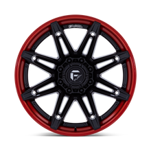 Load image into Gallery viewer, FC401MQ24128744N - Fuel Off-Road FC401 Brawl 24X12 8X170 -44MM Matte Black With Candy Red Lip - Fuel Off-Road Wheels Canada