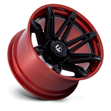 Charger l'image dans la galerie, FC401MQ22106318N - Fuel Off-Road FC401 Brawl 22X10 6X135 -18MM Matte Black With Candy Red Lip - Fuel Off-Road Wheels Canada
