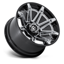 Charger l'image dans la galerie, FC401PB22108018N - Fuel Off-Road FC401 Brawl 22X10 8X165.1 -18MM Chrome With Gloss Black Lip - Fuel Off-Road Wheels Canada