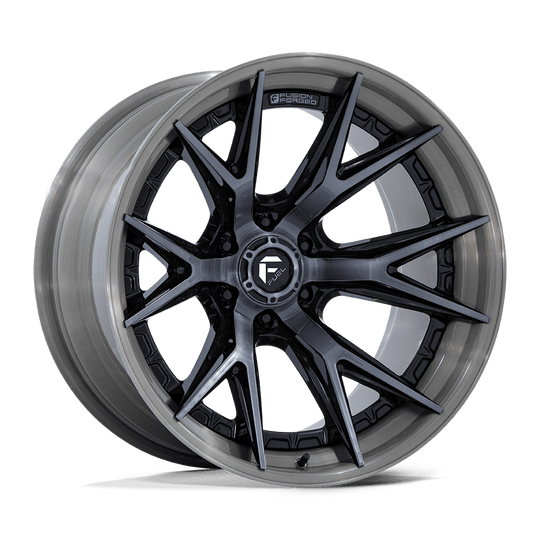 FC402BT18906801 - Fuel Off-Road FC402 Catalyst 18X9 6X139.7 ET 1mm Gloss Black Brushed with Dark Tint - Fuel Off-Road Wheels Canada